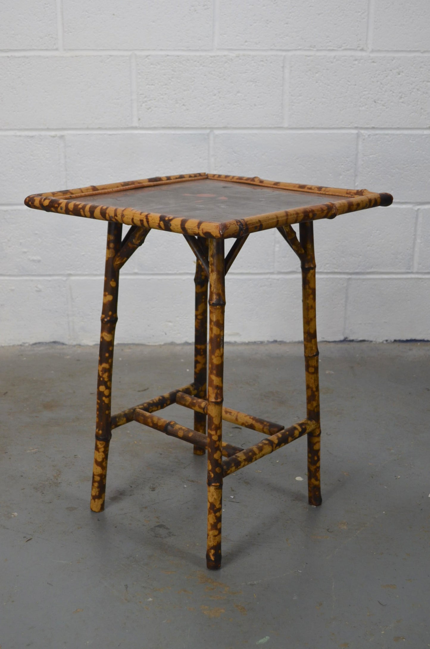 Antique Bamboo Side Table
