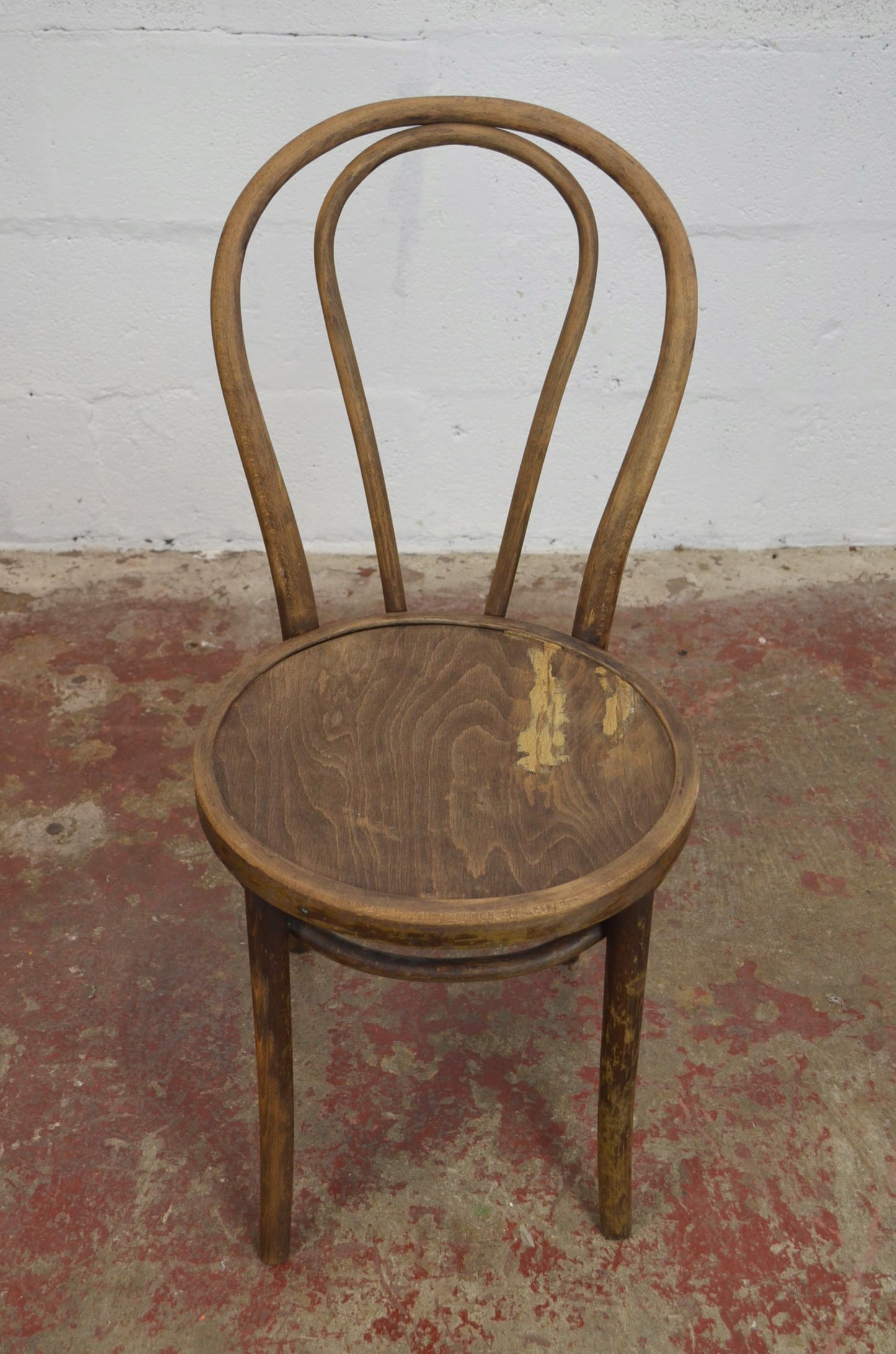 Pair Of Thonet Style Vintage Bentwood Chairs