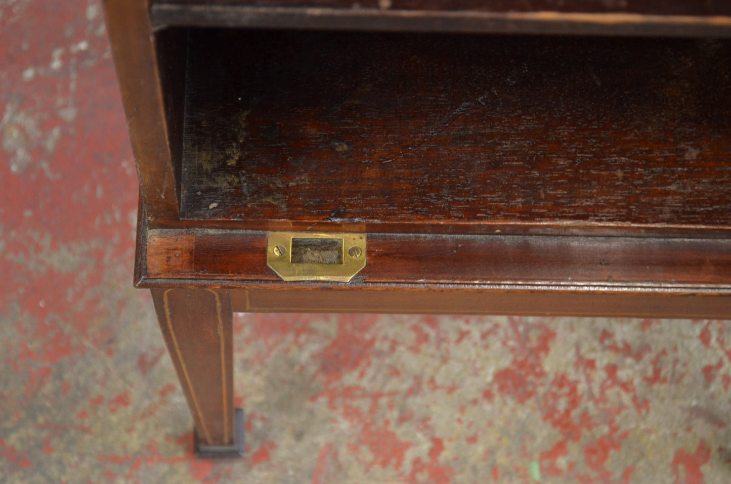 An Edwardian Mahogany Bedside Cabinet
