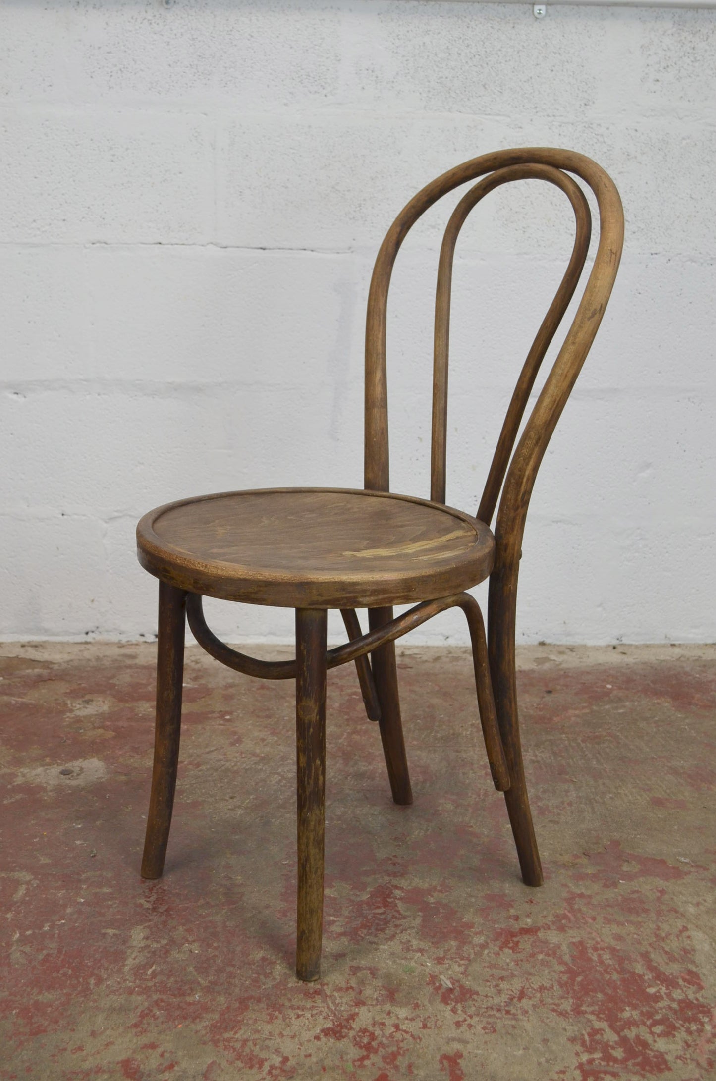 Pair Of Thonet Style Vintage Bentwood Chairs