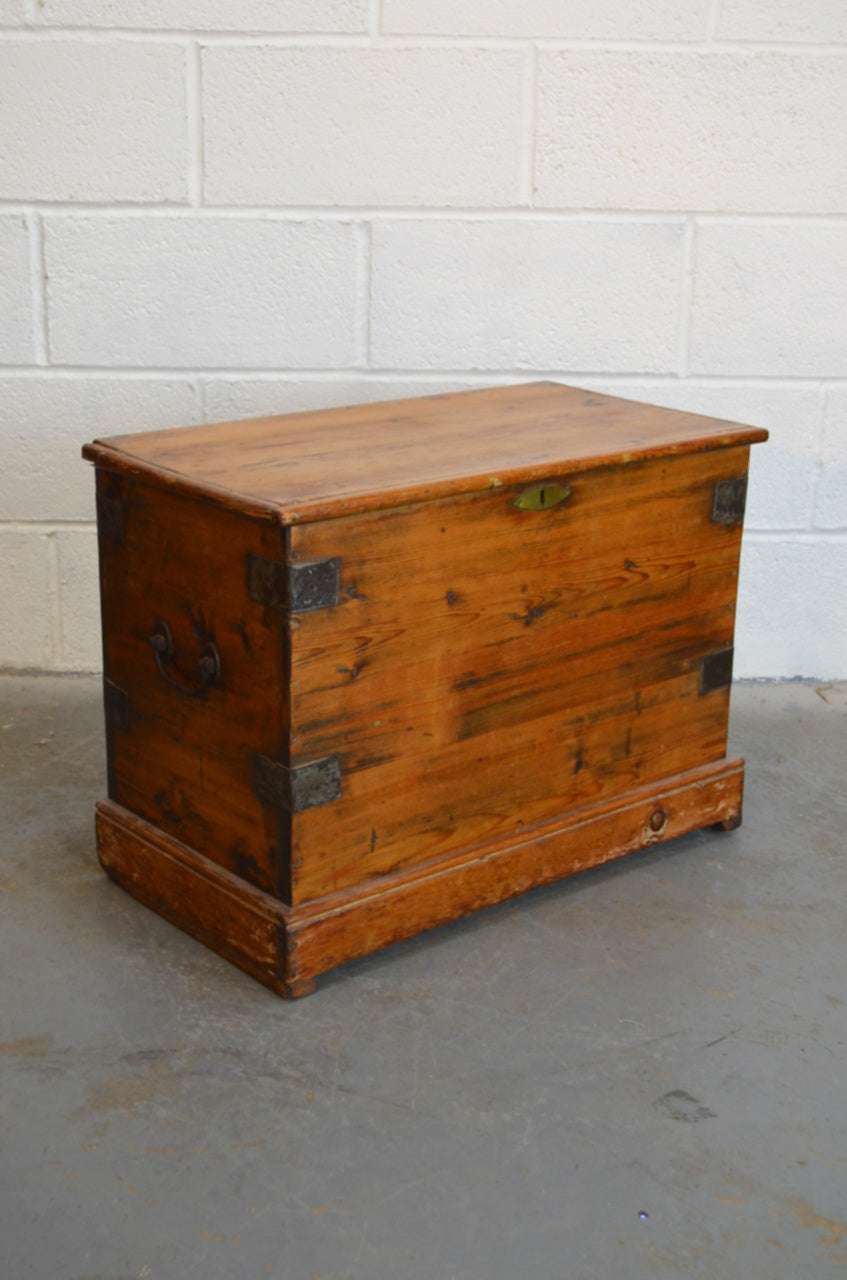 Antique Pine Blanket Box