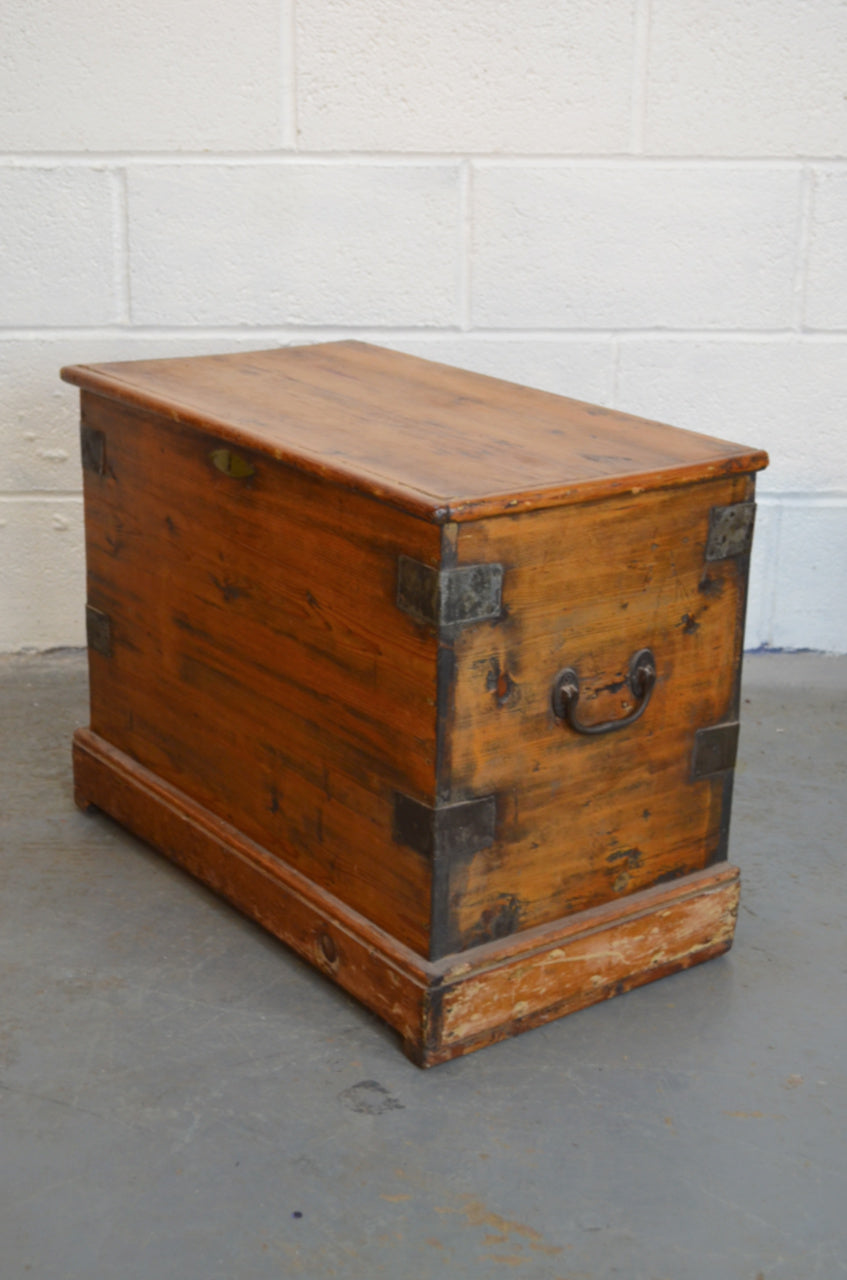 Antique Pine Blanket Box