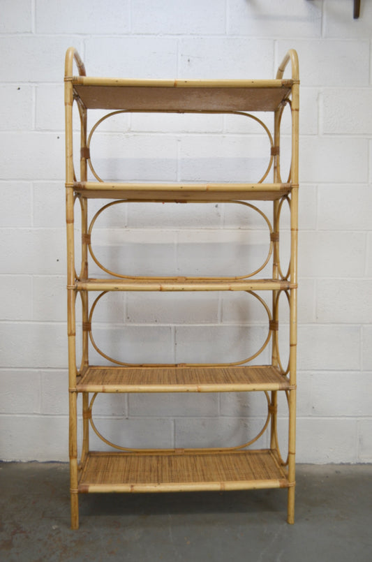 Vintage Bamboo Bookshelf  (large)