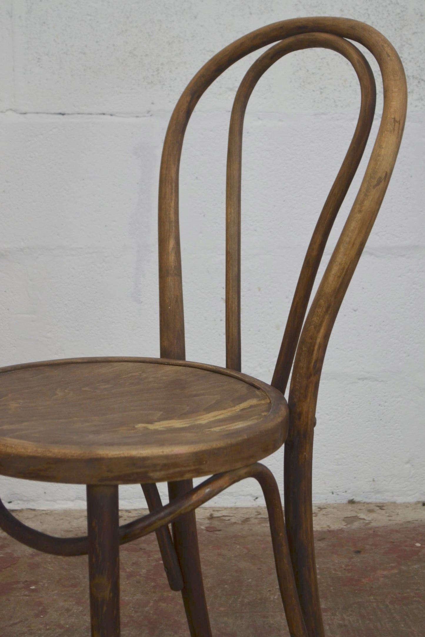 Pair Of Thonet Style Vintage Bentwood Chairs
