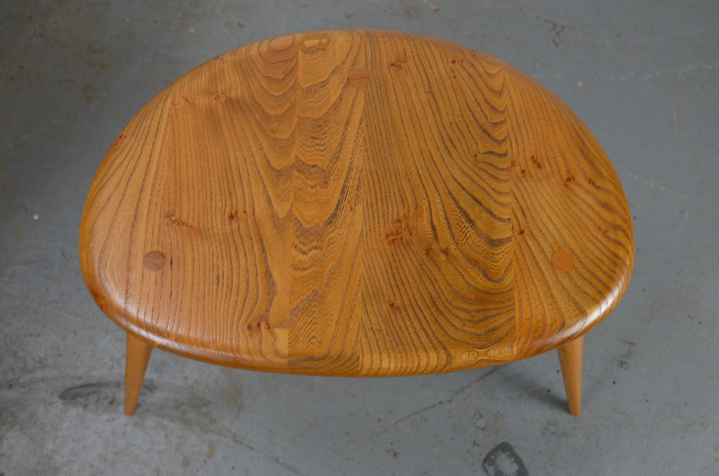 A Vintage Ercol Nest Of Tables (pebble)