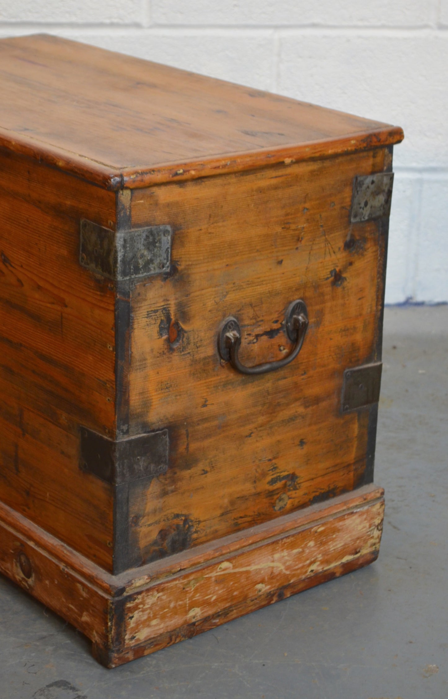 Antique Pine Blanket Box
