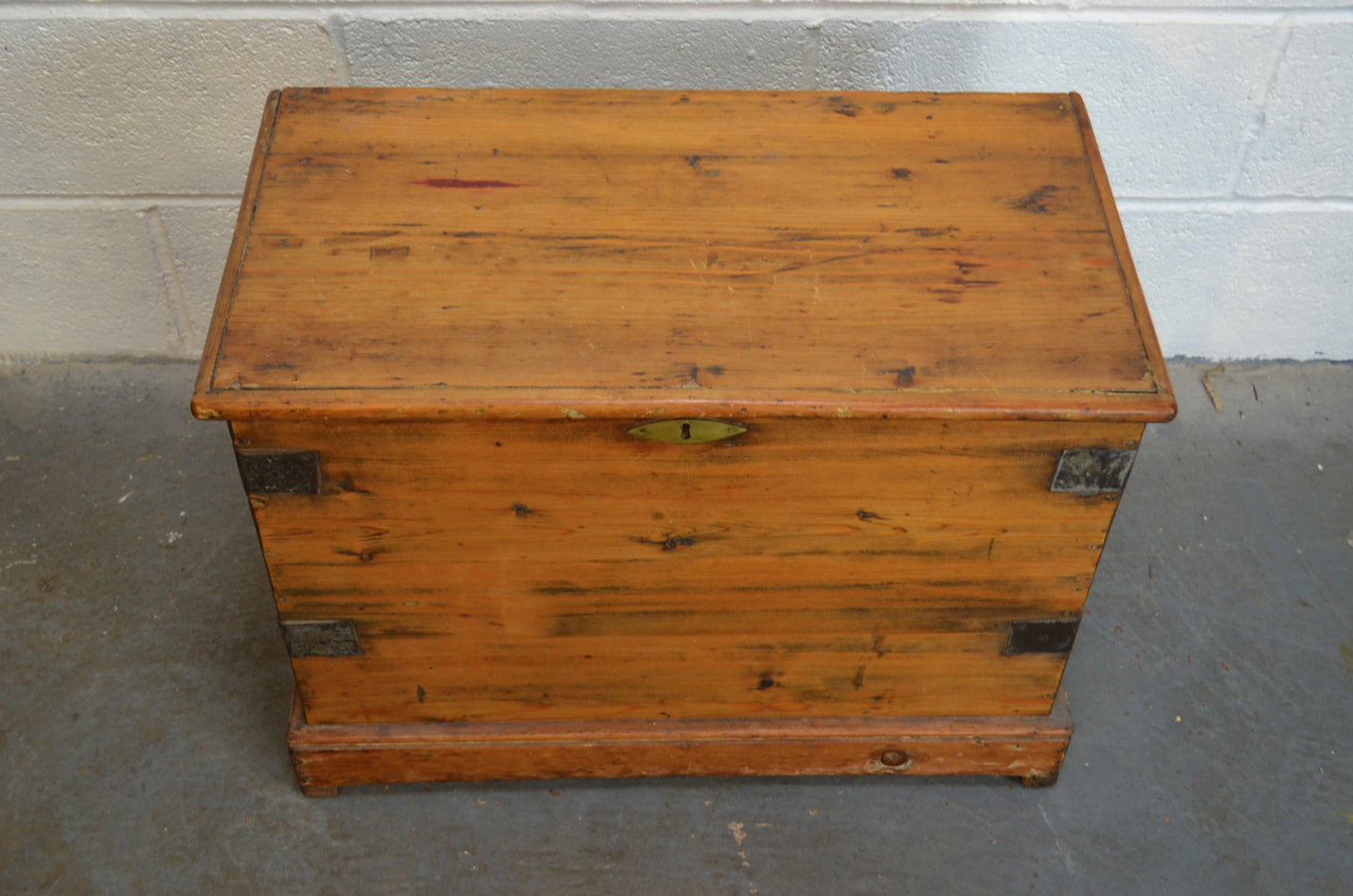 Antique Pine Blanket Box