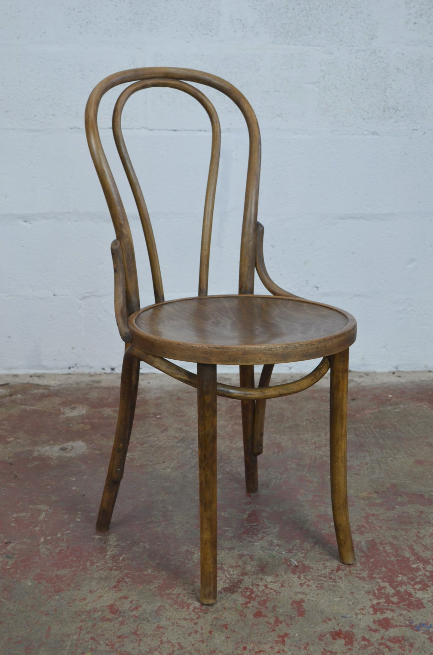 Pair Of Thonet Style Vintage Bentwood Chairs