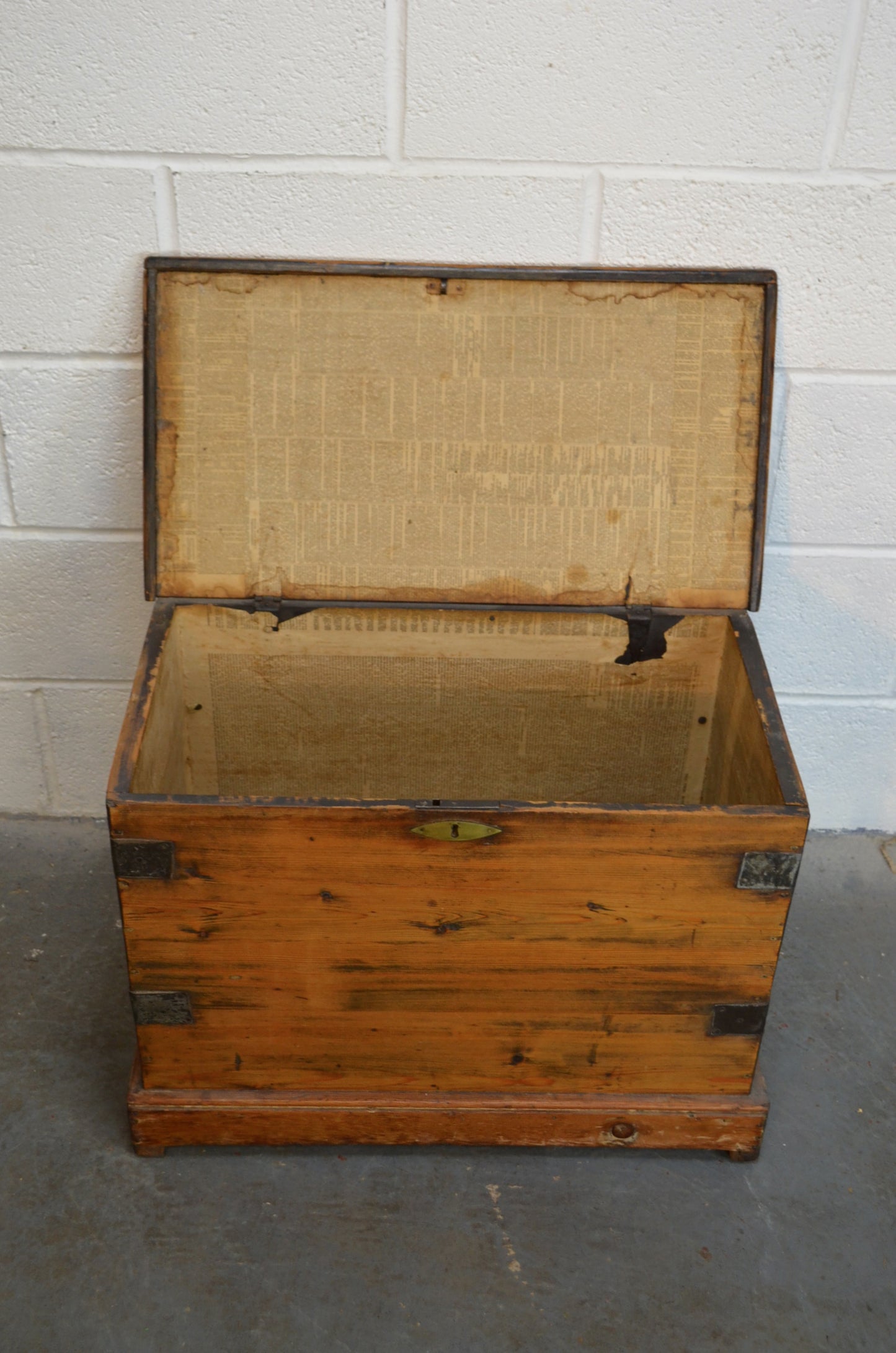 Antique Pine Blanket Box