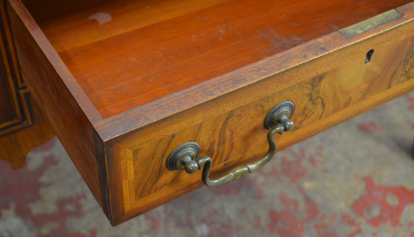 Waring & Gillow - A Queen Anne Revival Walnut Writing Table Desk