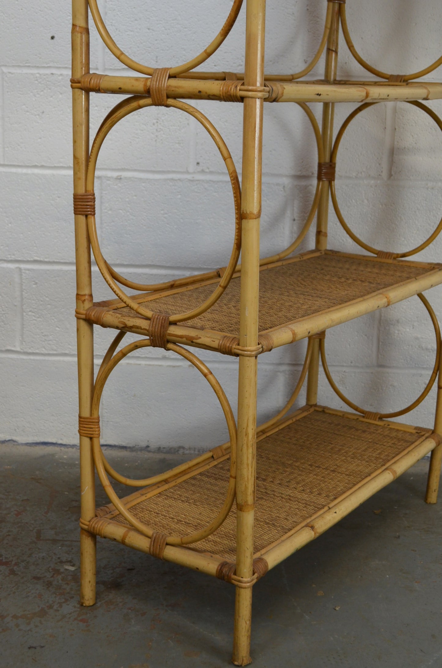Vintage Bamboo Bookshelf  (large)