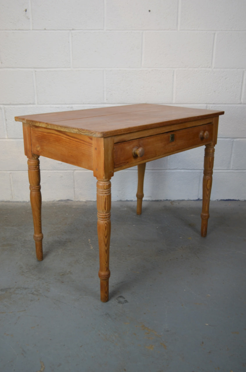 A Victorian Pine Table/Desk
