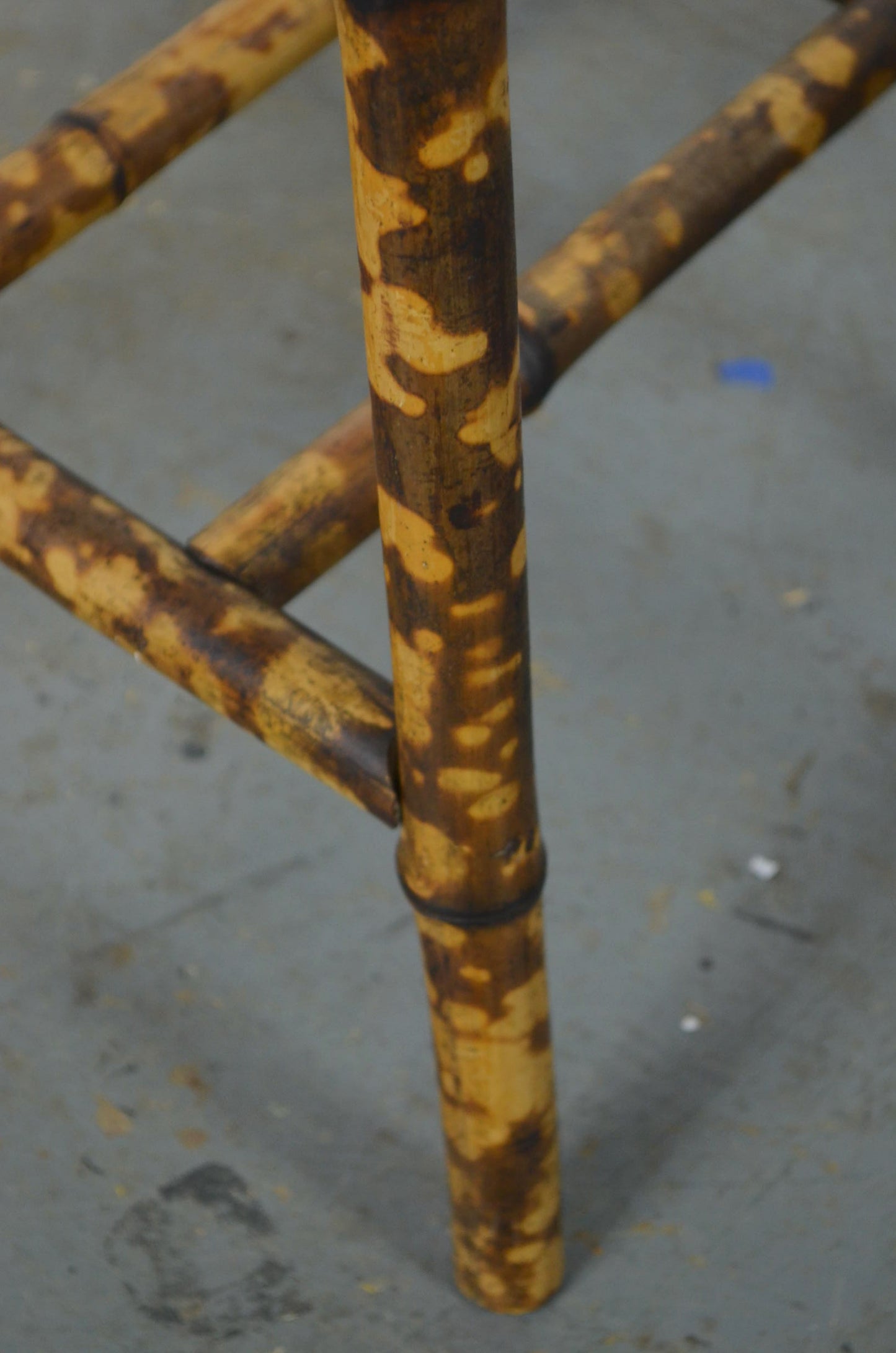 Antique Bamboo Side Table