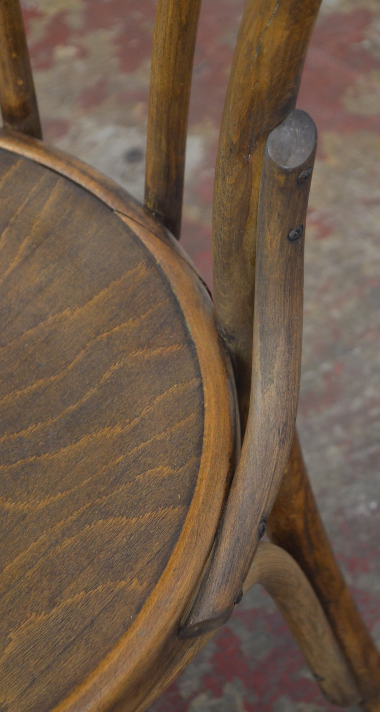 Pair Of Thonet Style Vintage Bentwood Chairs