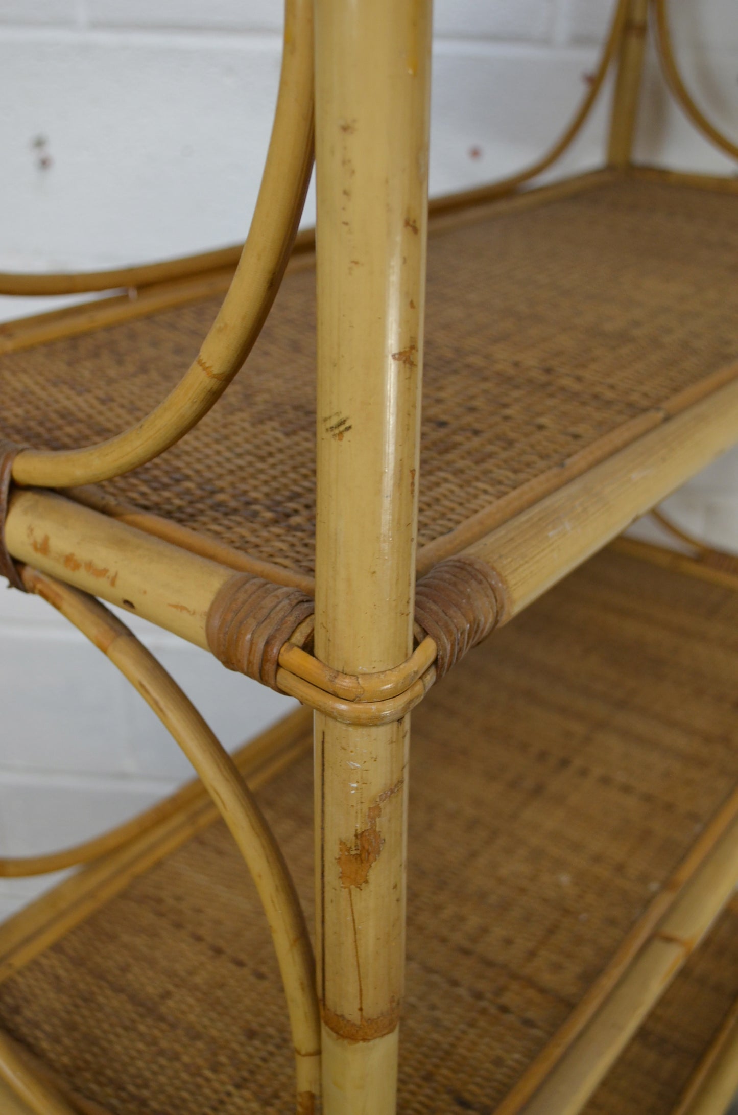 Vintage Bamboo Bookshelf  (large)