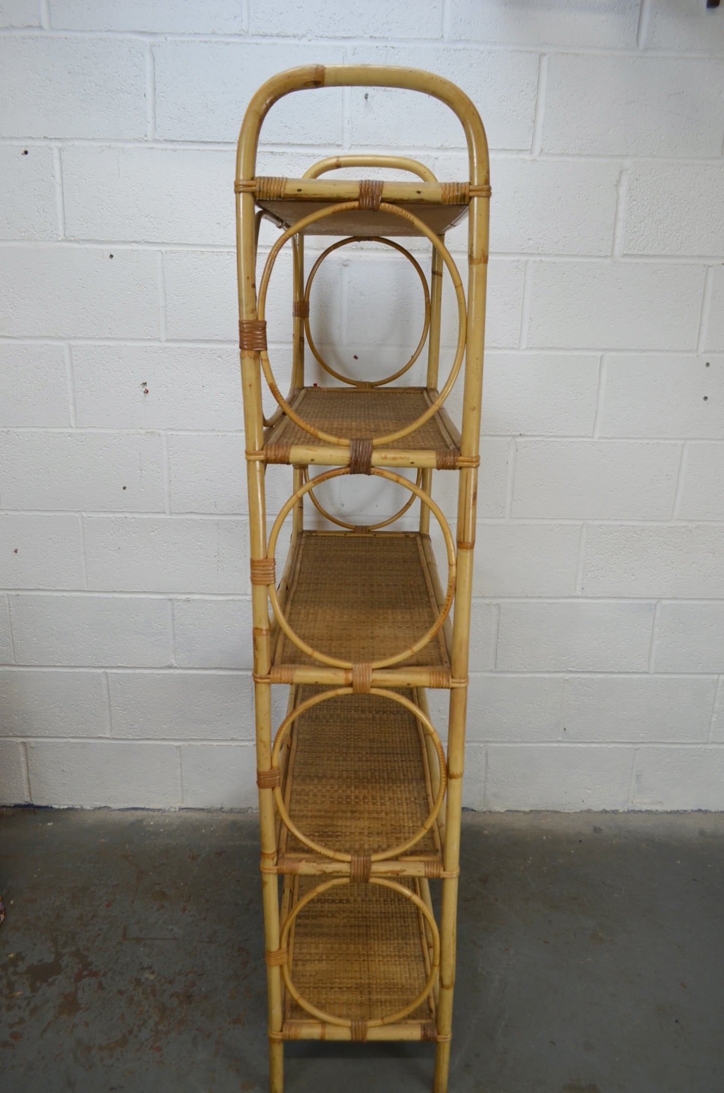 Vintage Bamboo Bookshelf  (large)