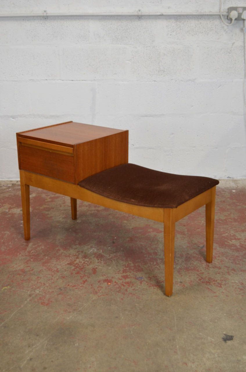 Vintage Chippy Telephone Table