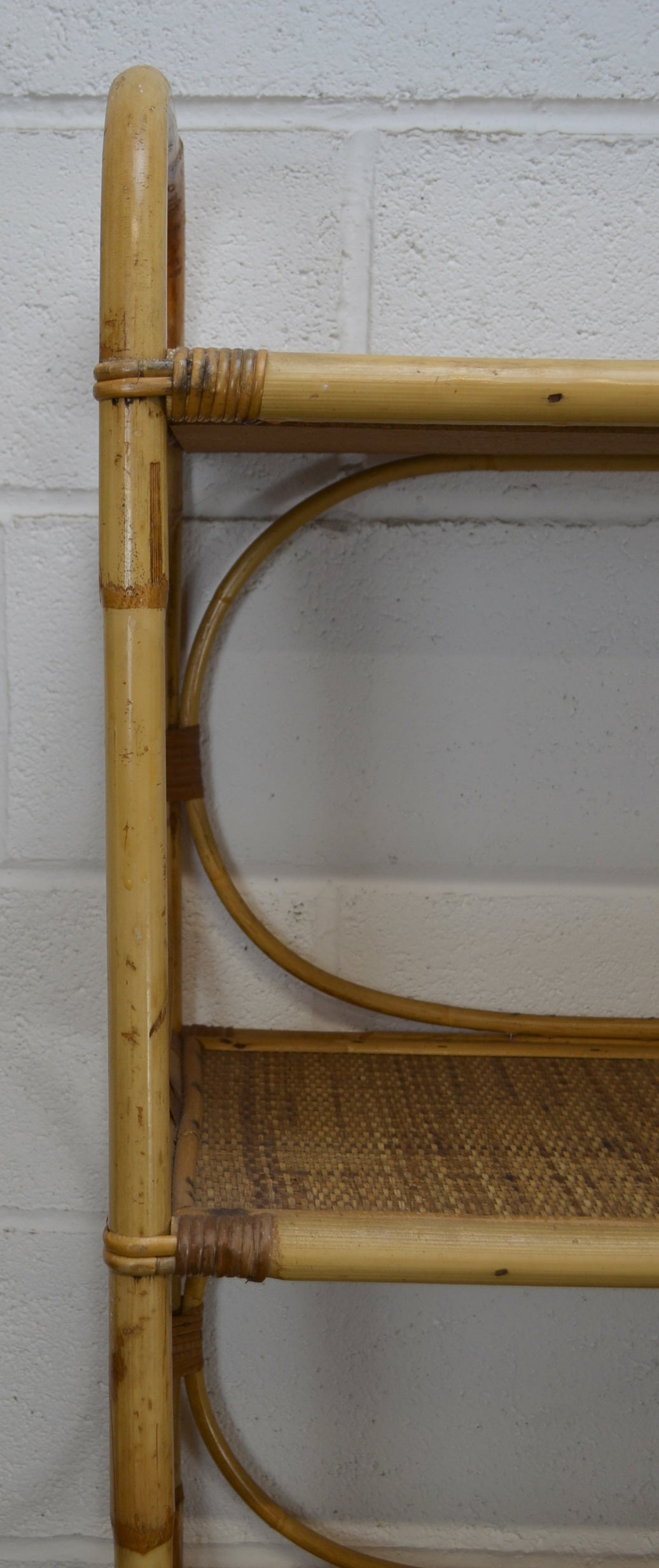 Vintage Bamboo Bookshelf  (large)