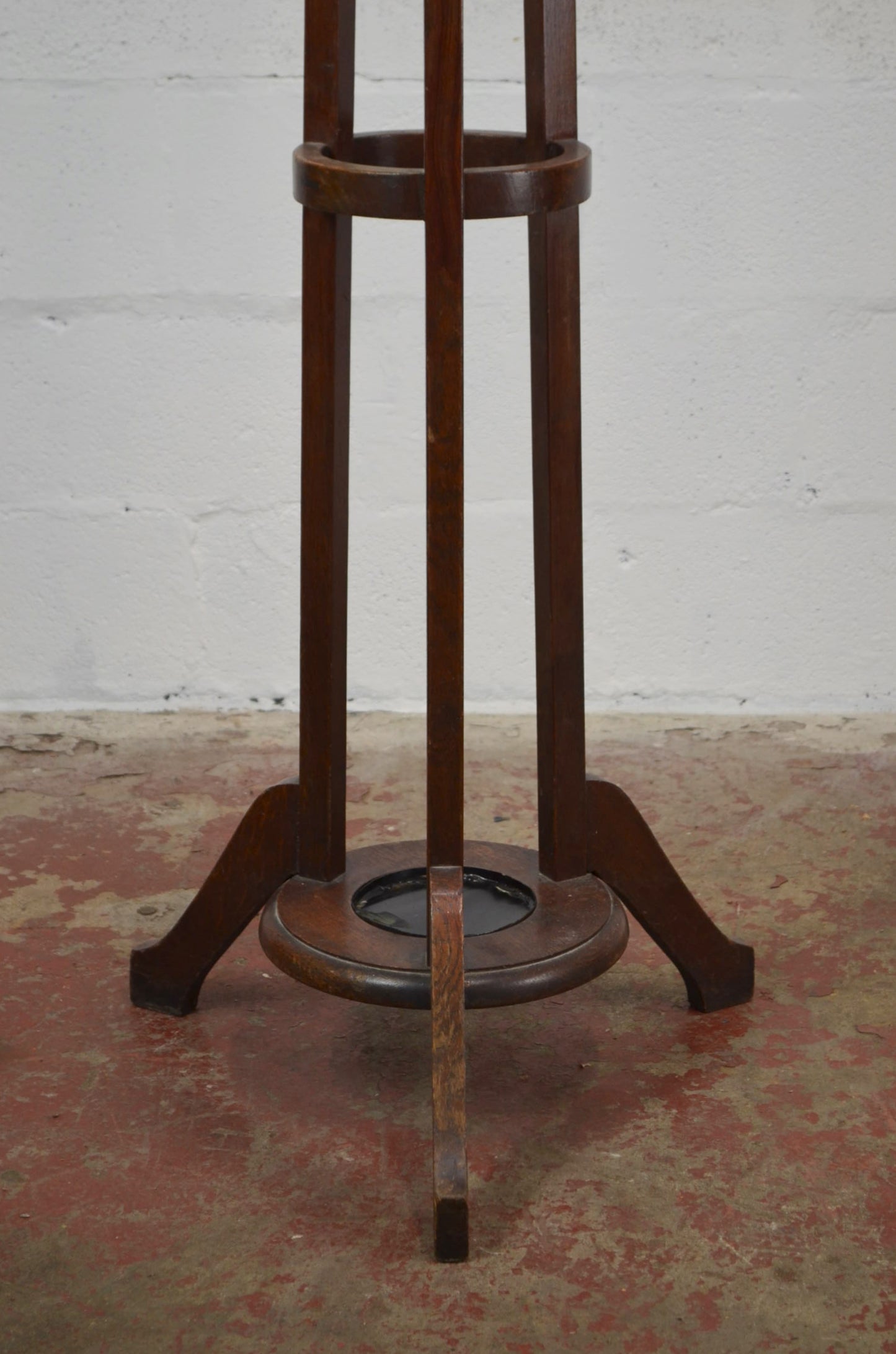 Edwardian Coat Stand With Umbrella Rack