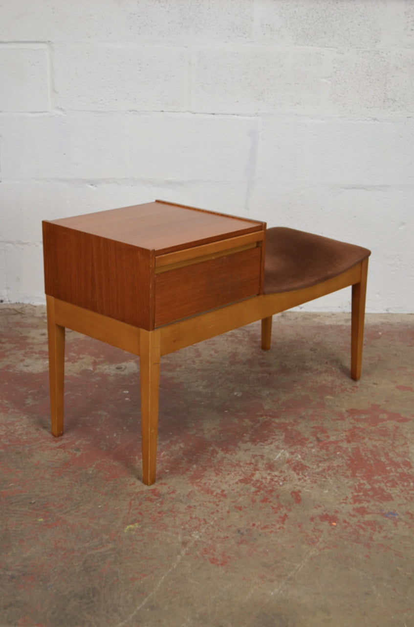 Vintage Chippy Telephone Table