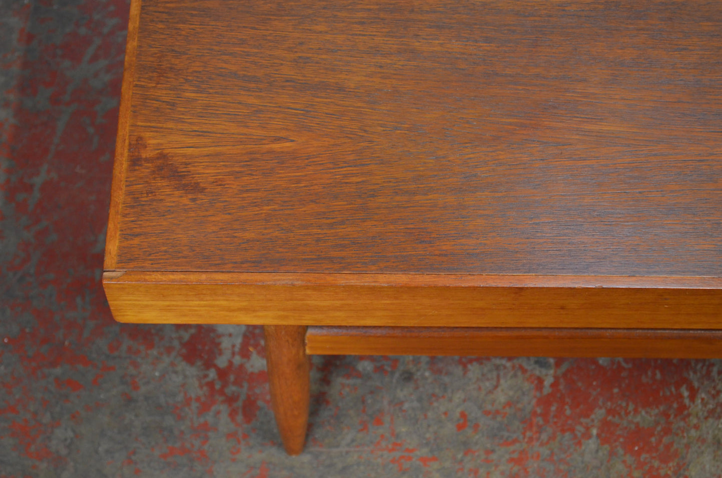 Mid Century WHITE & NEWTON Coffee Table (With Sliding Top)