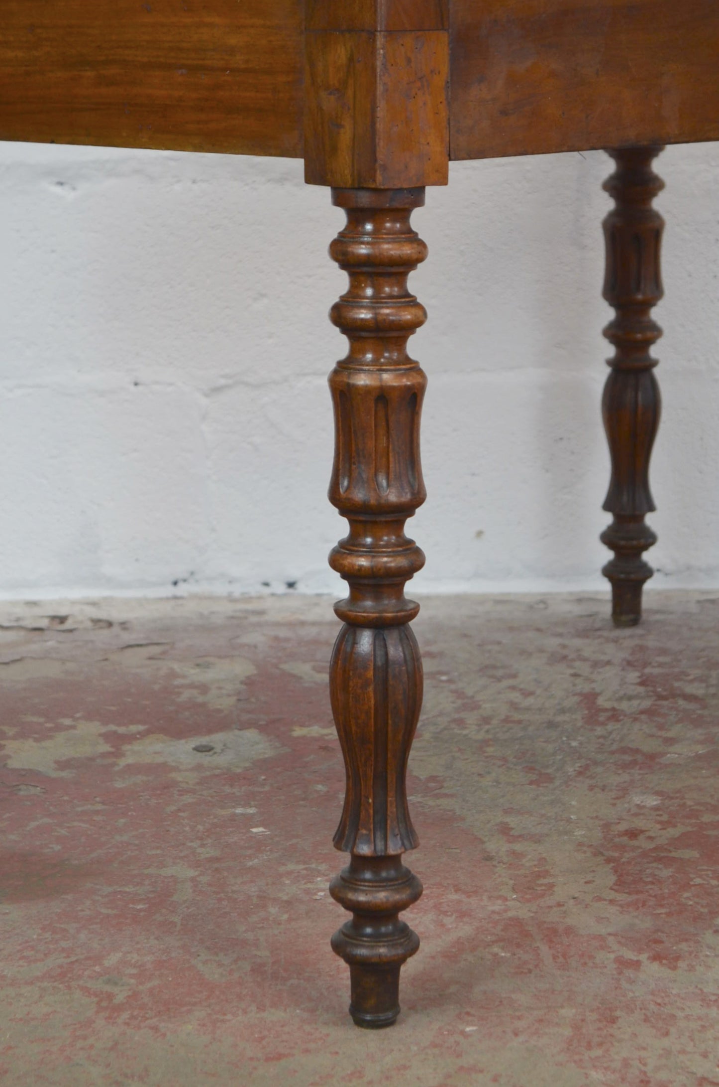 A 19th Century French Walnut Writing Table Desk