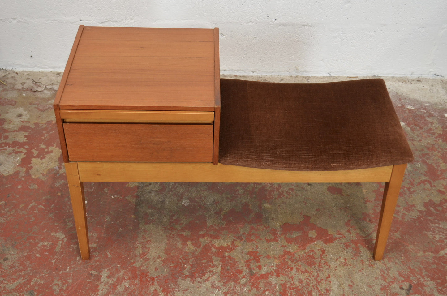 Vintage Chippy Telephone Table