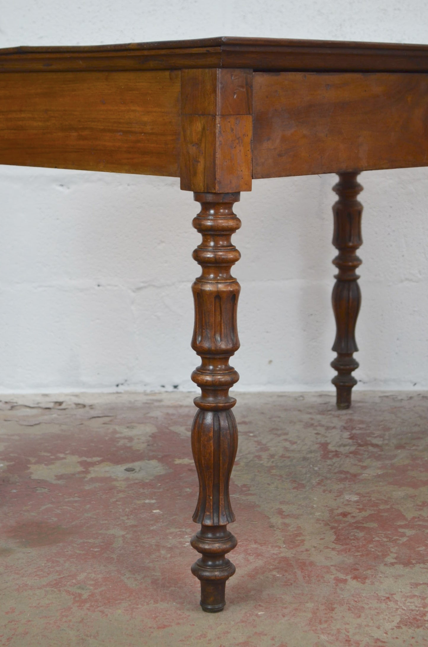 A 19th Century French Walnut Writing Table Desk
