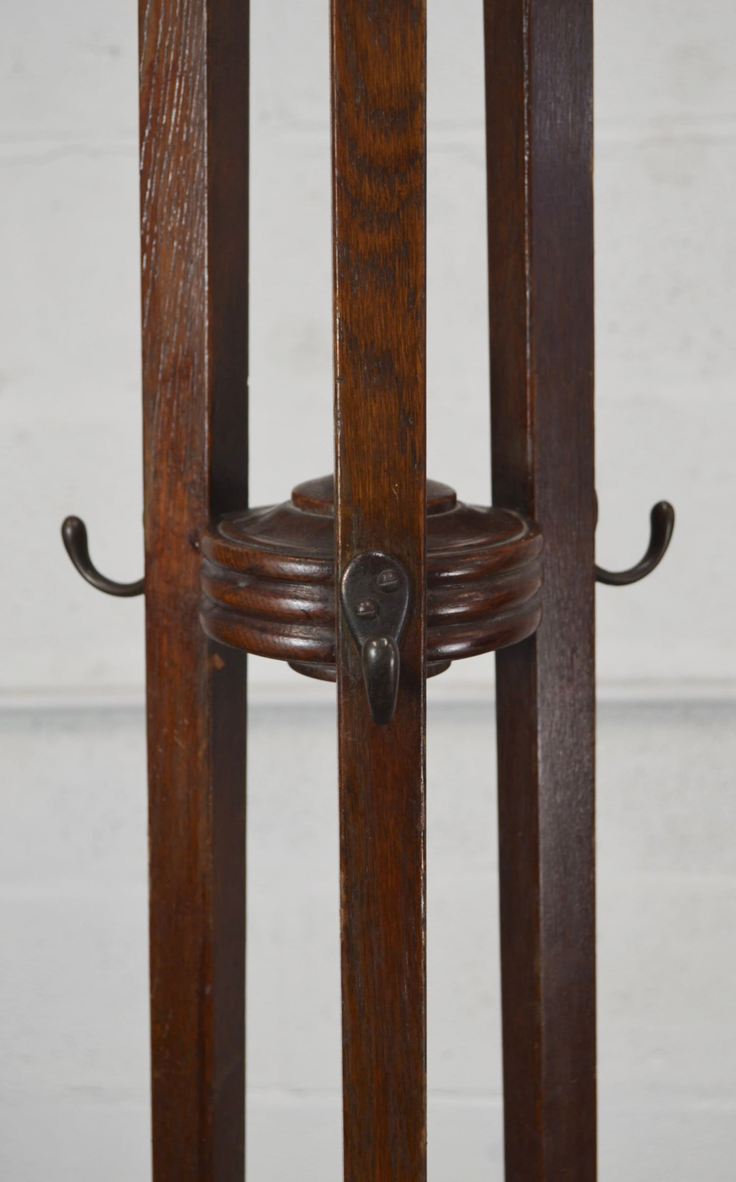 Edwardian Coat Stand With Umbrella Rack