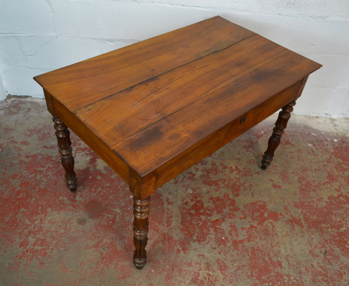 A 19th Century French Walnut Writing Table Desk