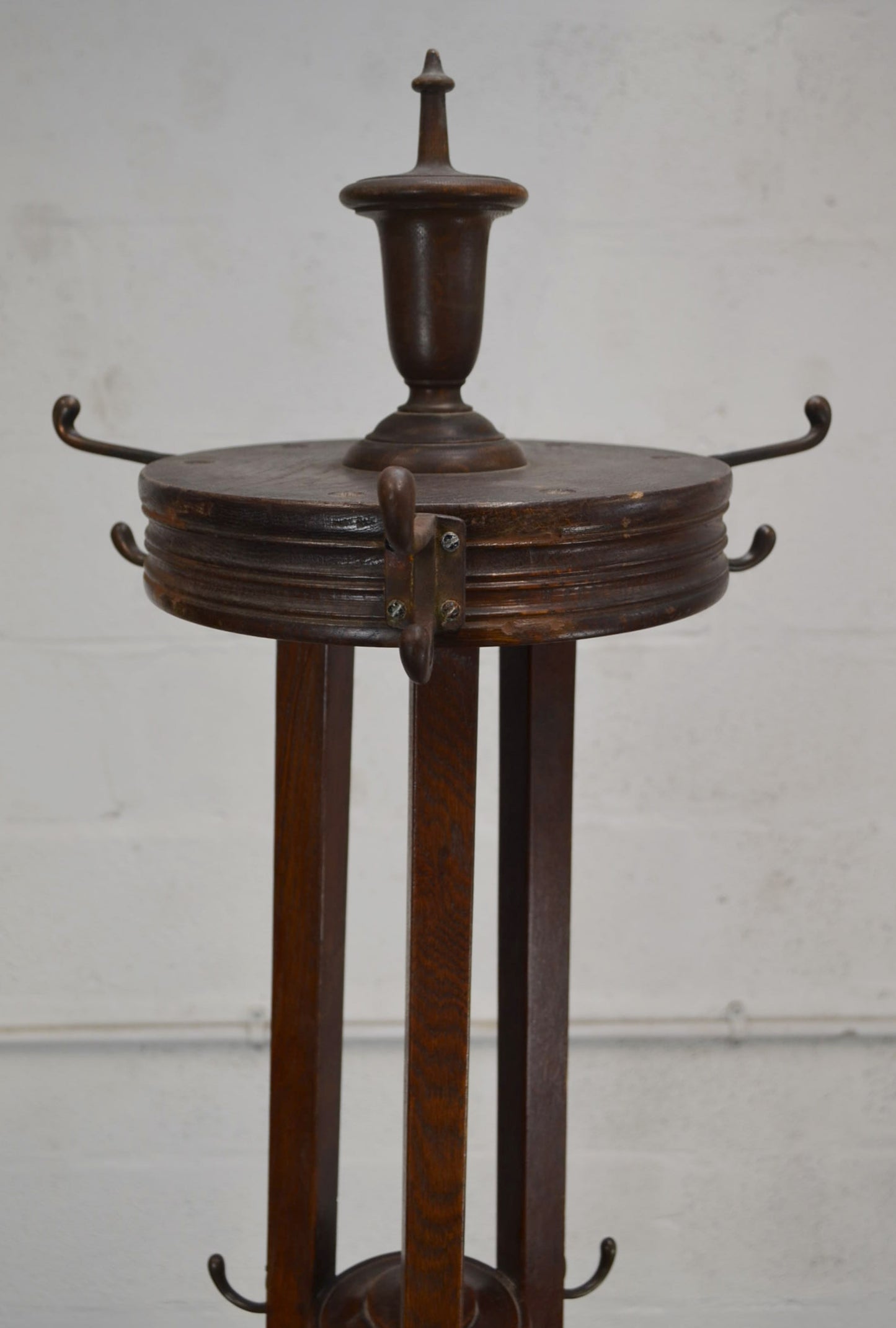 Edwardian Coat Stand With Umbrella Rack