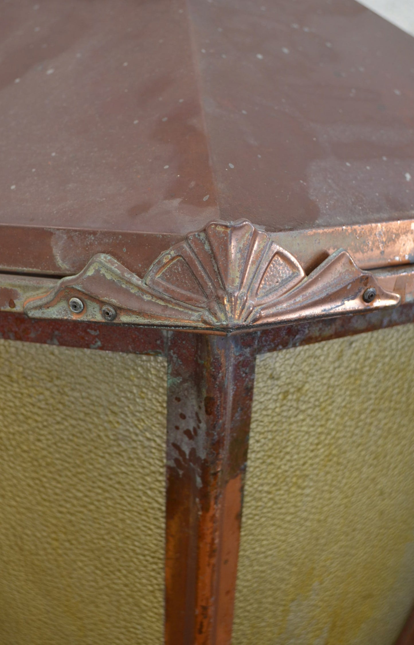 Large Victorian Style Copper Lantern