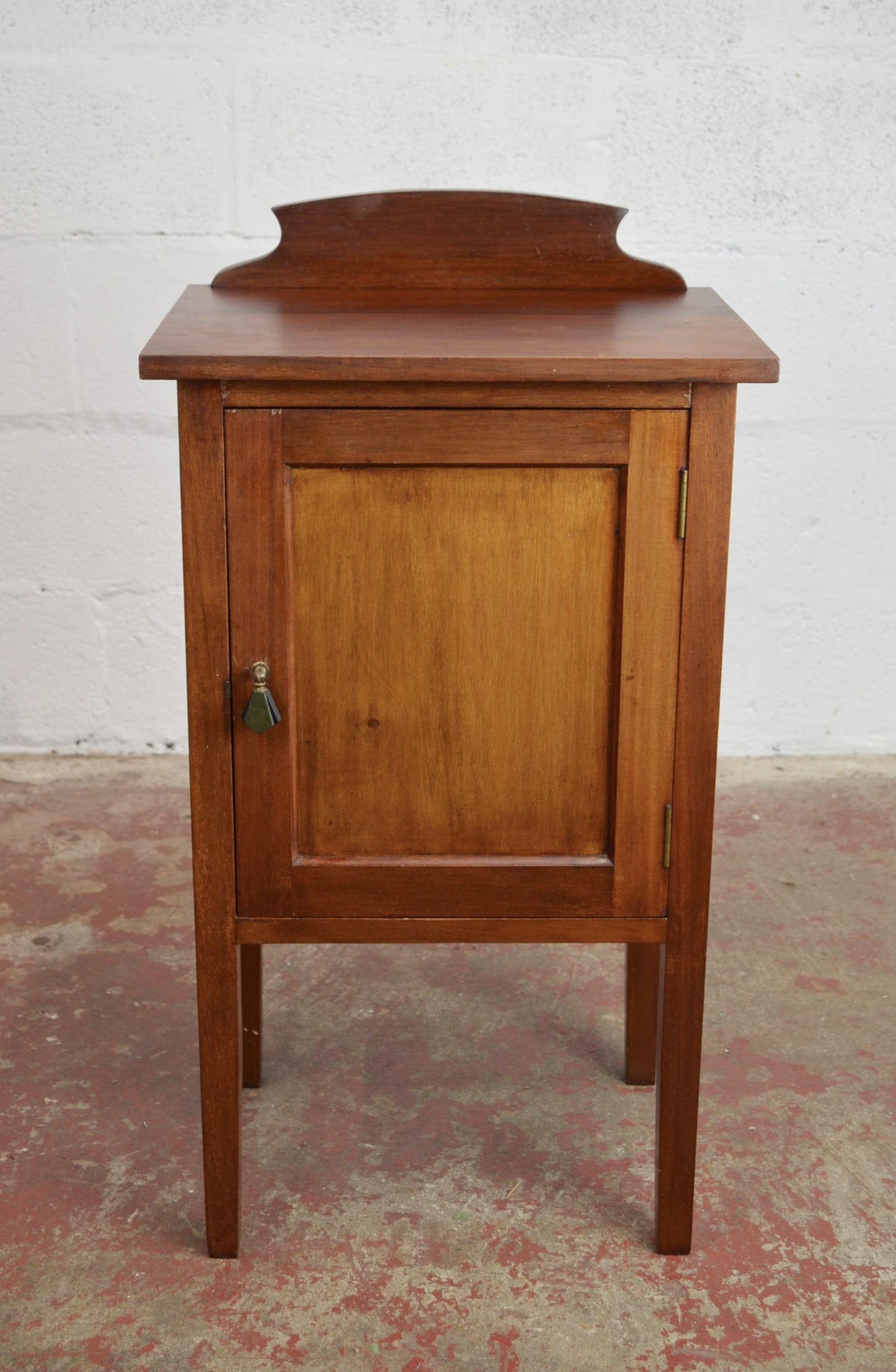 An Edwardian Mahogany Bedside Cabinet