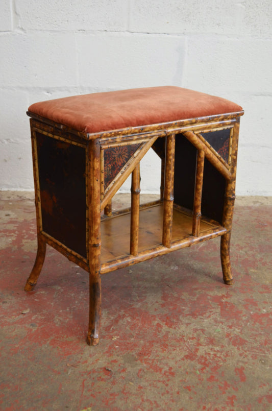 A 19th Century Victorian Aesthetic Period Sewing Box / Stool