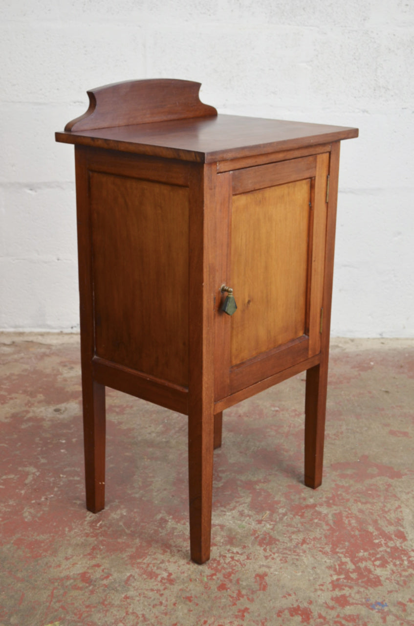 An Edwardian Mahogany Bedside Cabinet