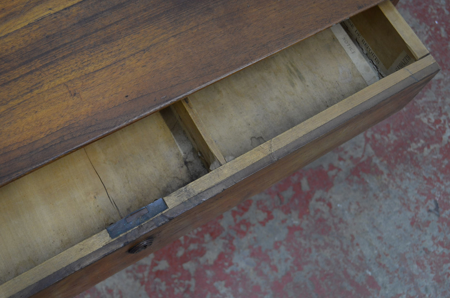 A 19th Century French Walnut Writing Table Desk