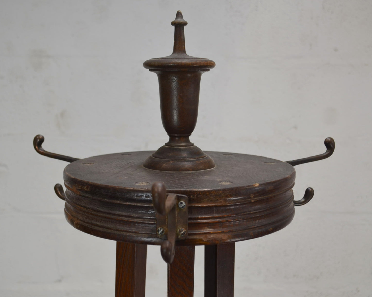 Edwardian Coat Stand With Umbrella Rack