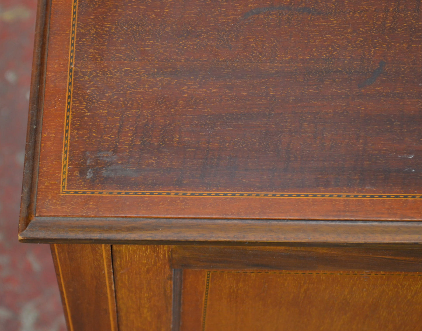 An Edwardian Mahogany Bedside Cabinet