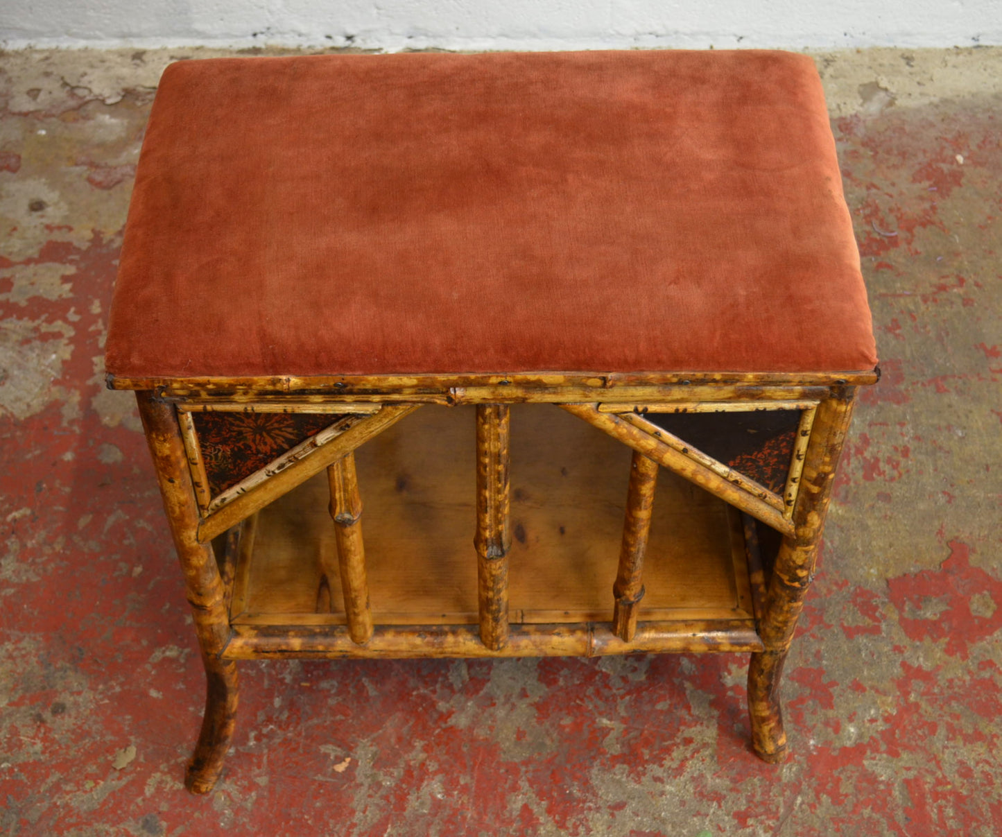 A 19th Century Victorian Aesthetic Period Sewing Box / Stool