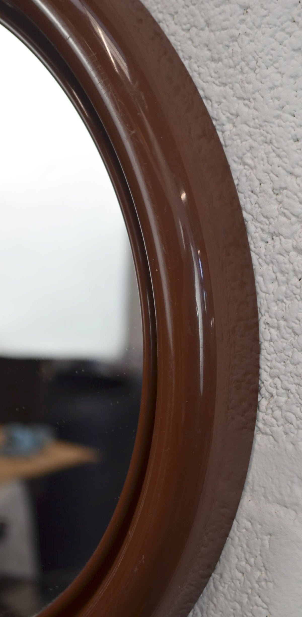 Vintage Circular Wall Mirror by Crayonne