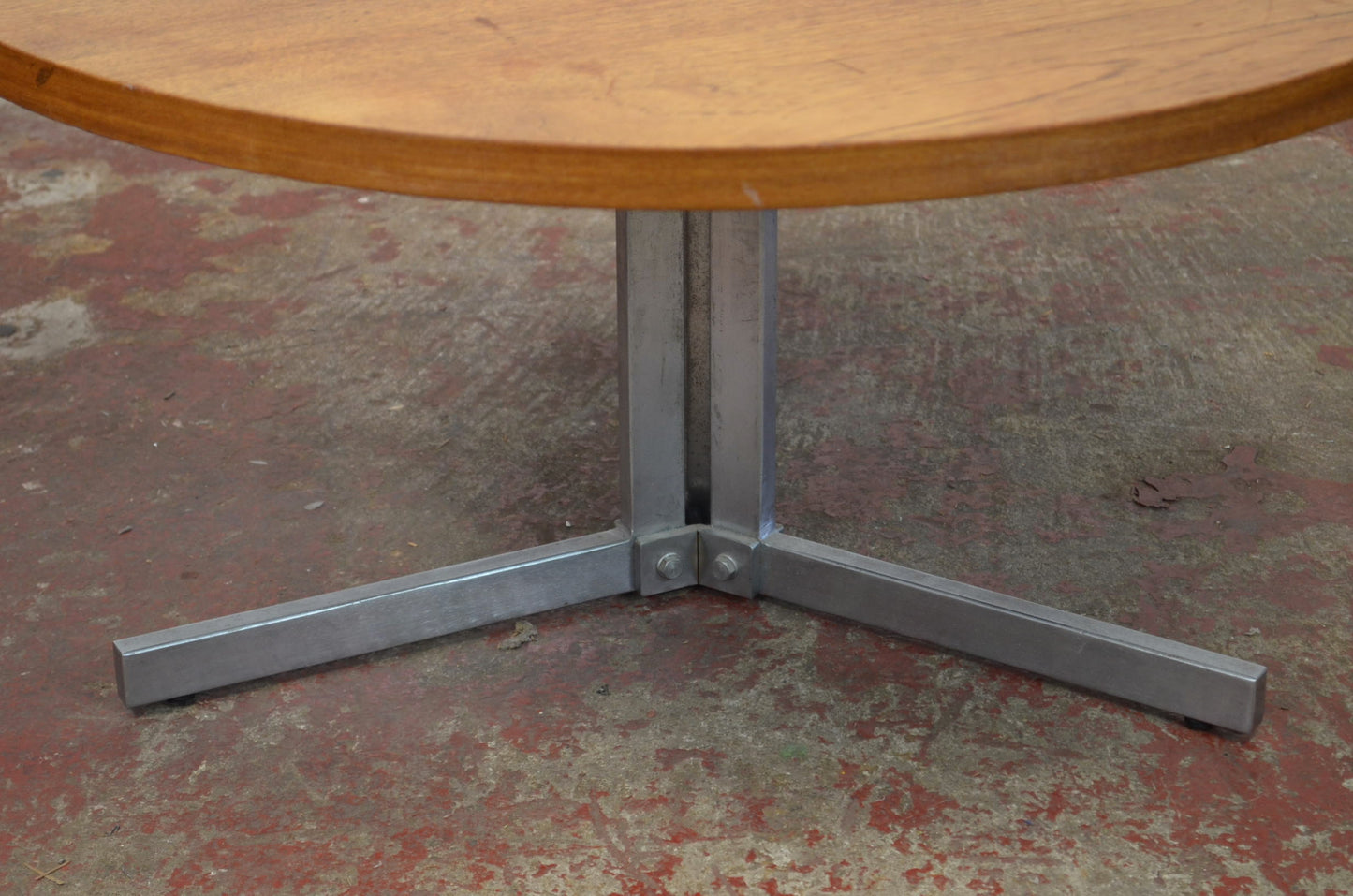 Vintage 1970s Rare Circular Coffee Table