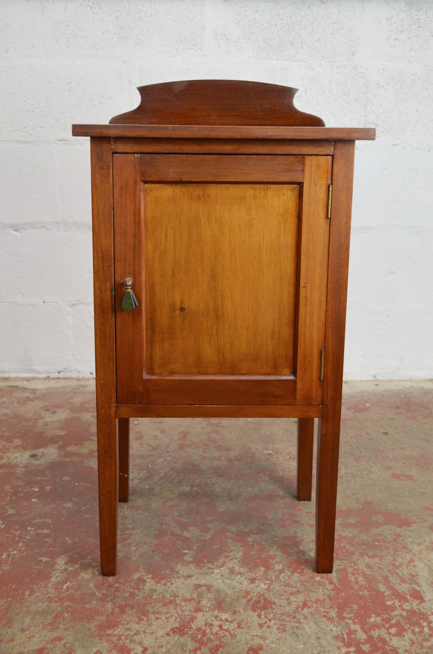 An Edwardian Mahogany Bedside Cabinet