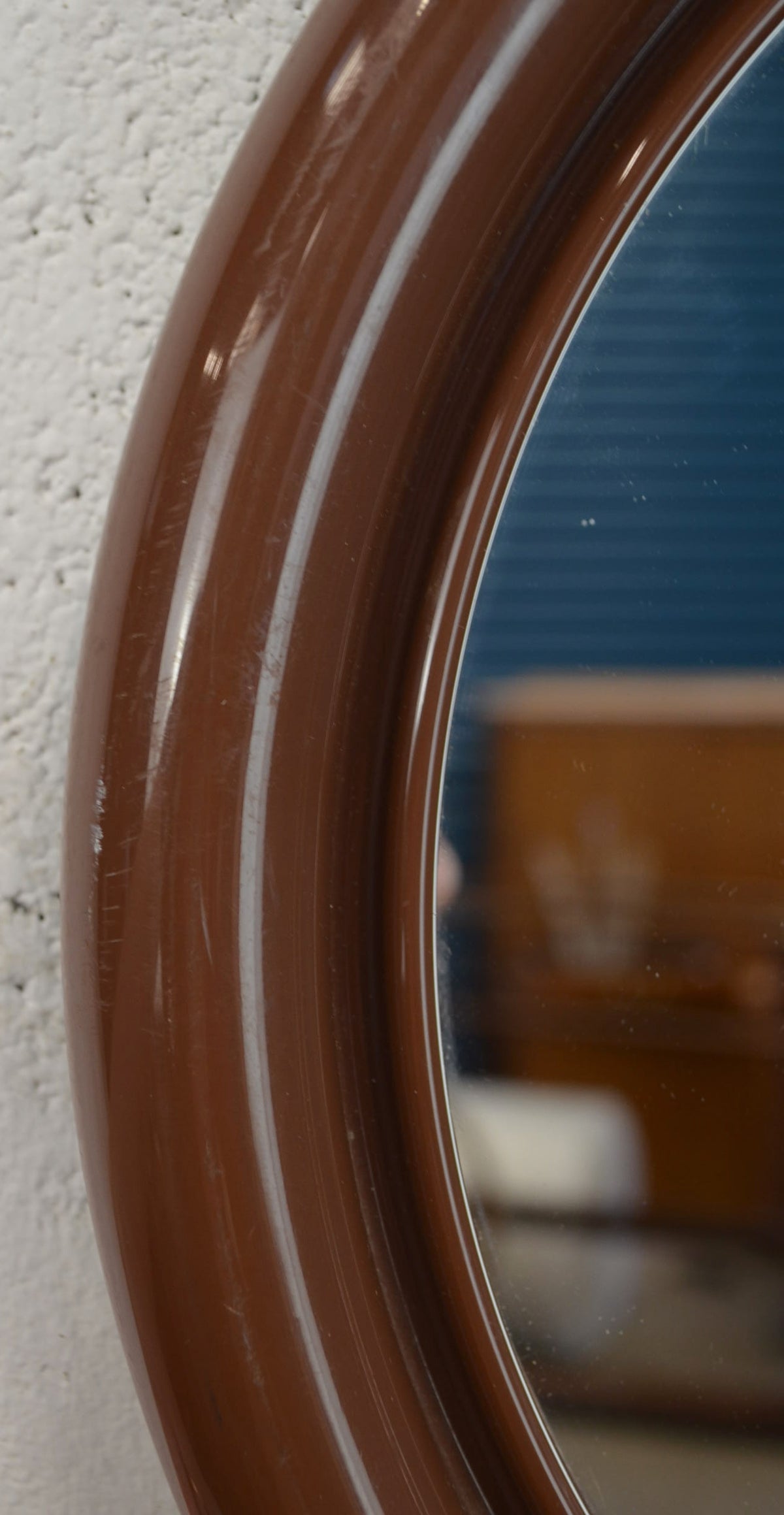 Vintage Circular Wall Mirror by Crayonne