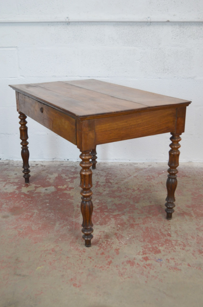 A 19th Century French Walnut Writing Table Desk