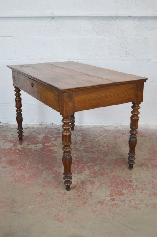 A 19th Century French Walnut Writing Table Desk