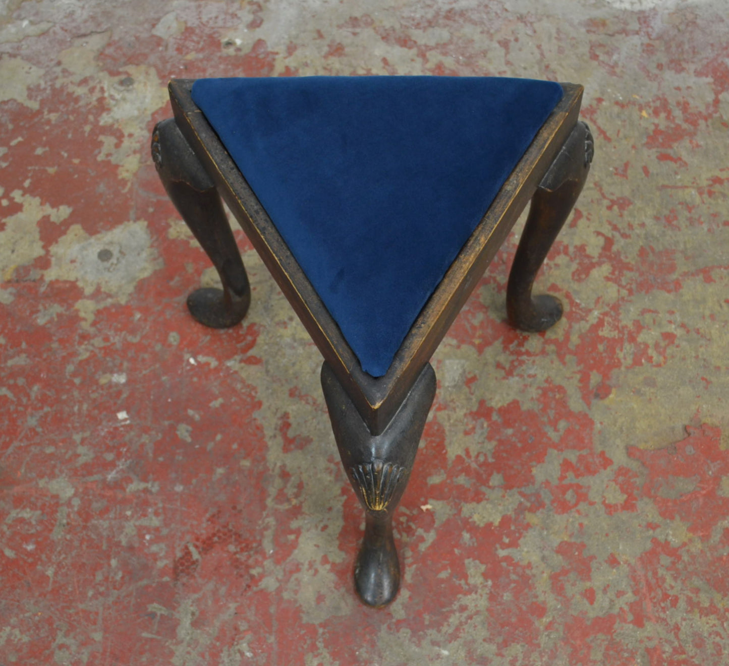 A Victorian Triangular Stool