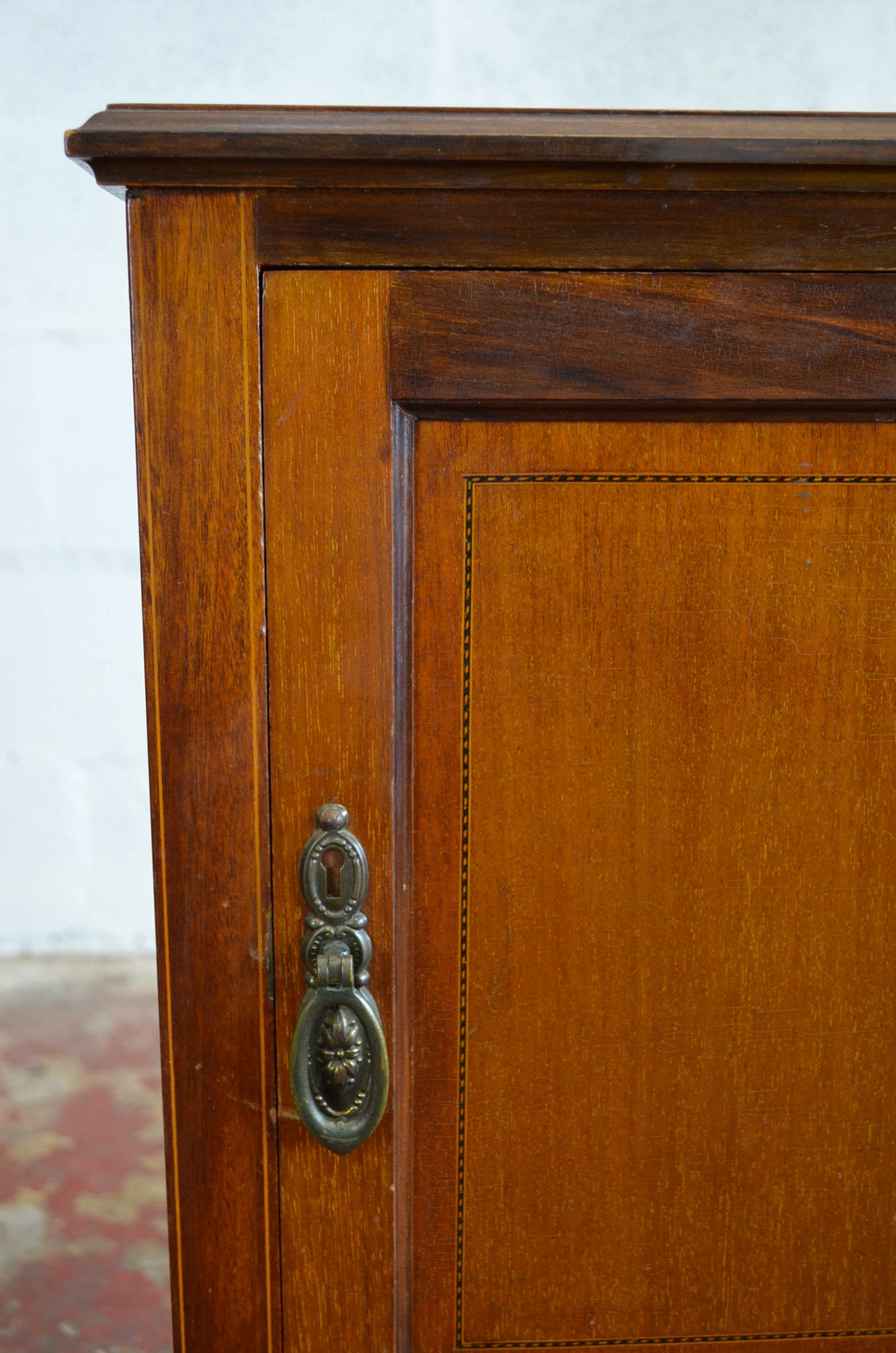 An Edwardian Mahogany Bedside Cabinet