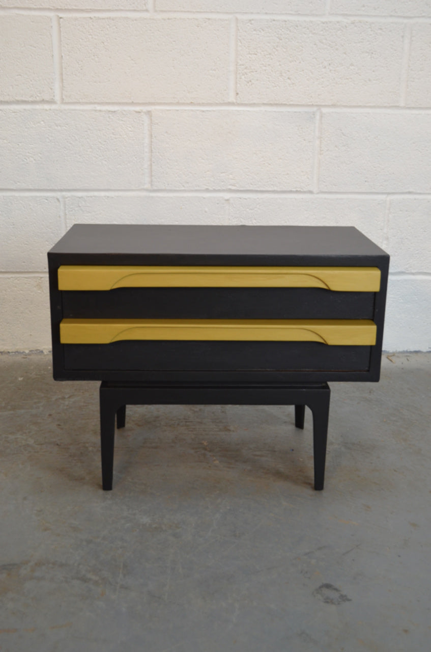 Vintage Pair Of Italian Bedside Drawers
