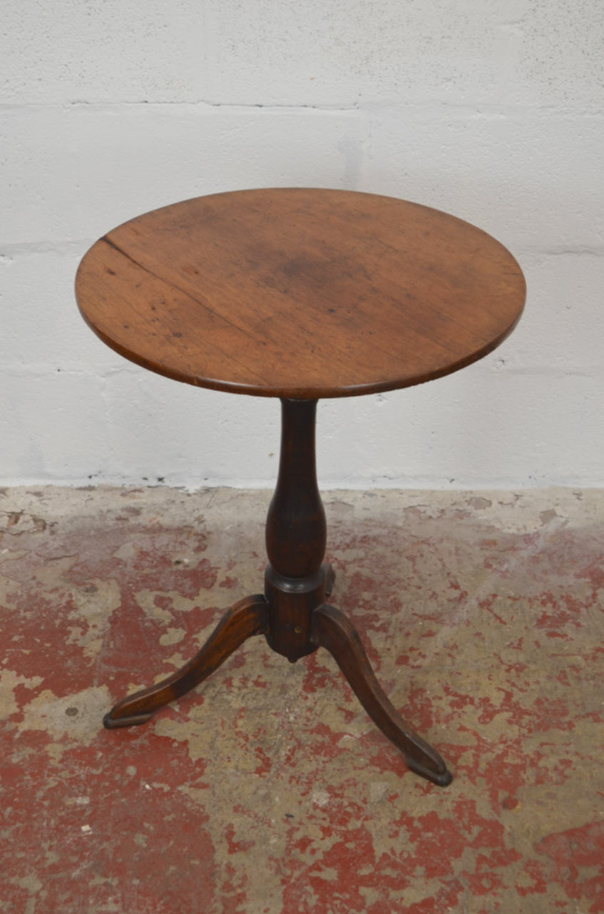 A Victorian Oak Tripod Table