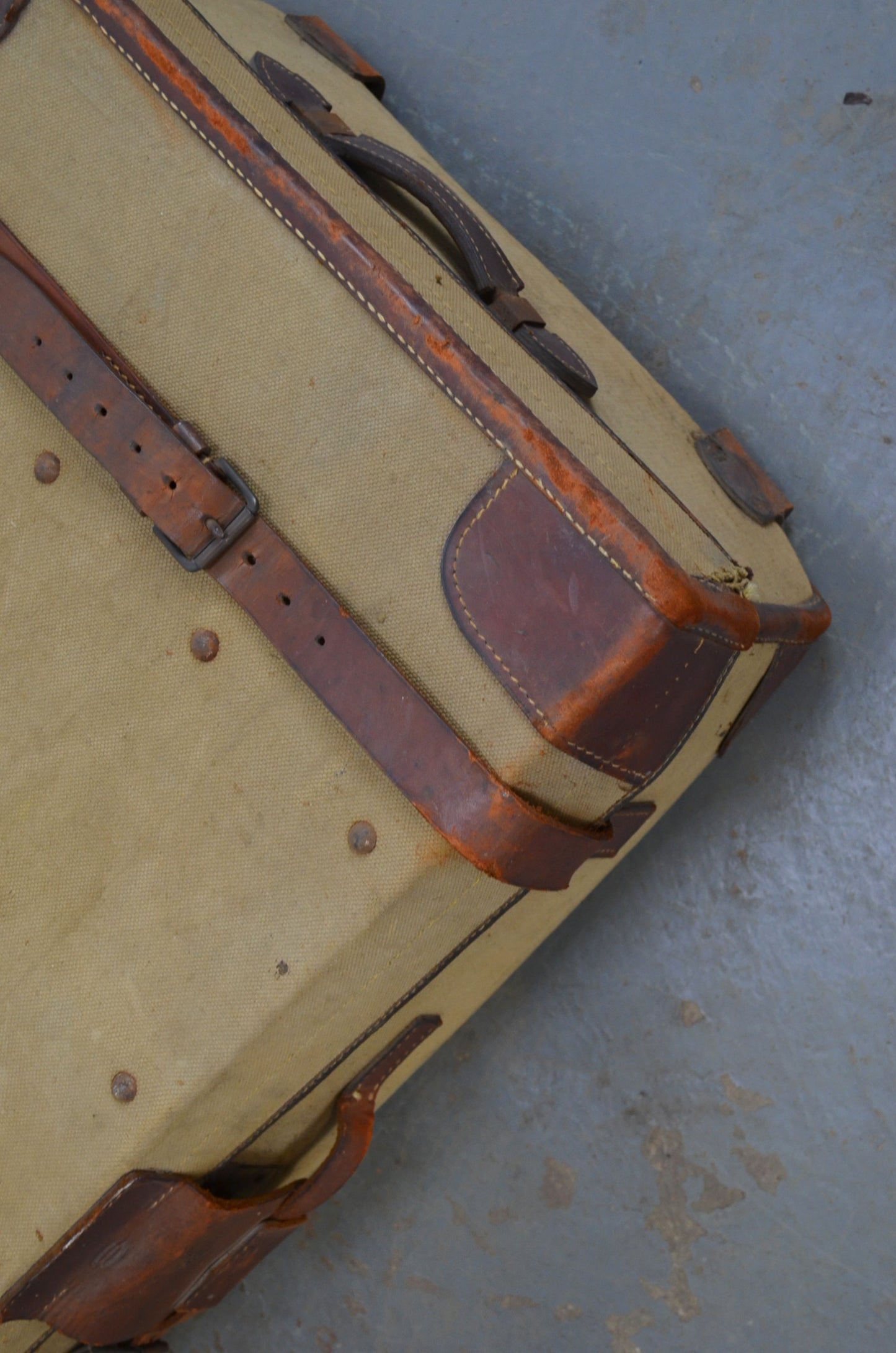 Vintage Canvas Trunk (Bick Bros Cheltenham)